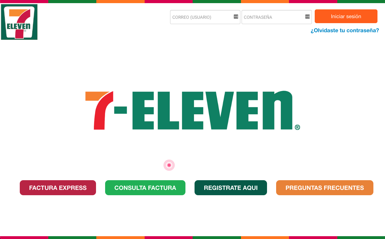 Acceso al portal de facturación de 7-Eleven